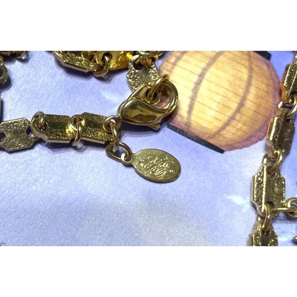 Vintage Kirks Folly Fairy Charm Necklace Gold Tone 28” Fantasy Fairies READ - Picture 8 of 8